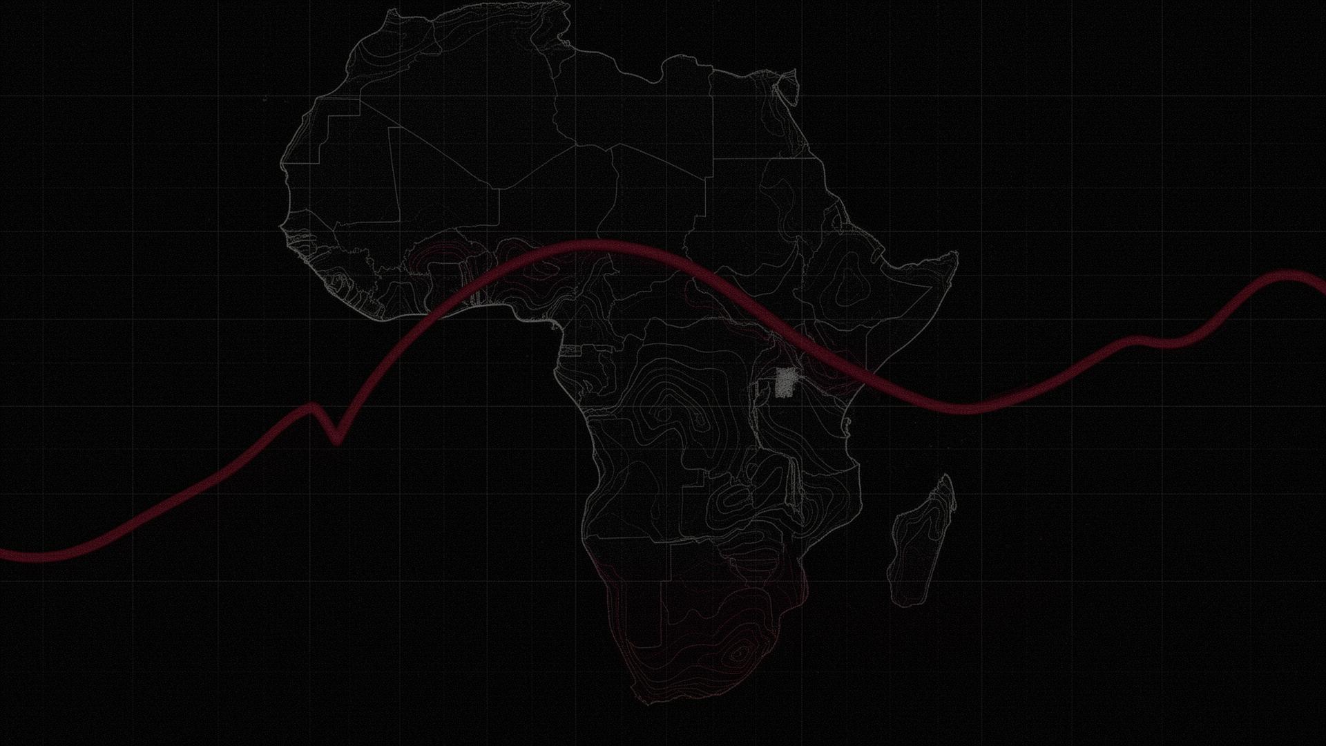 Sovereign yield curve traced across the African continent
